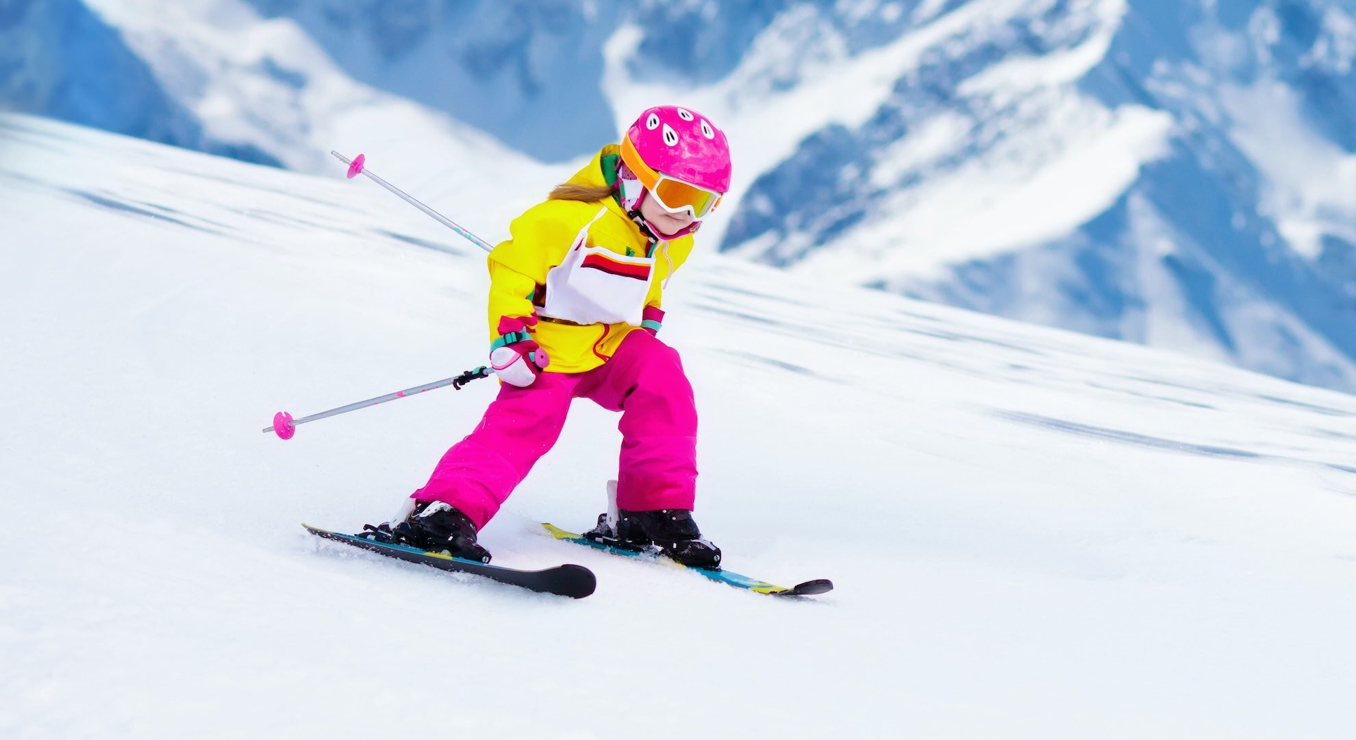 Skiing with children